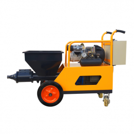 Electric single phase cement mortar plaster spraying machine