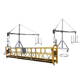 Hot-dip galvanized steel rope suspended working platform