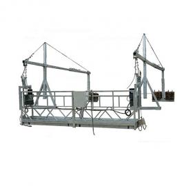 Light weight aluminum suspended scaffolding system for cleaning 
