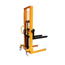 Manual hydraulic pallet stacker for warehouse 