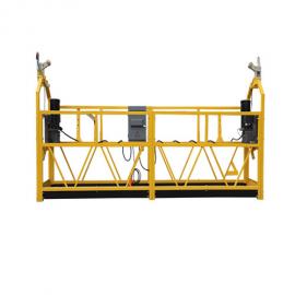Painted steel ZLP630 three phase temporary gondola for building maintenance